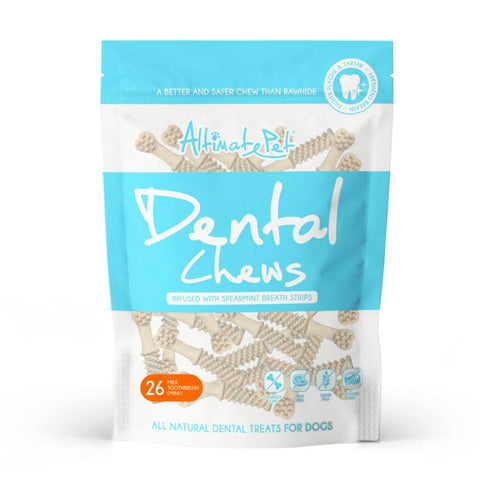 150g Altimate Pet Dog Dental Chew Mini Milk 26s