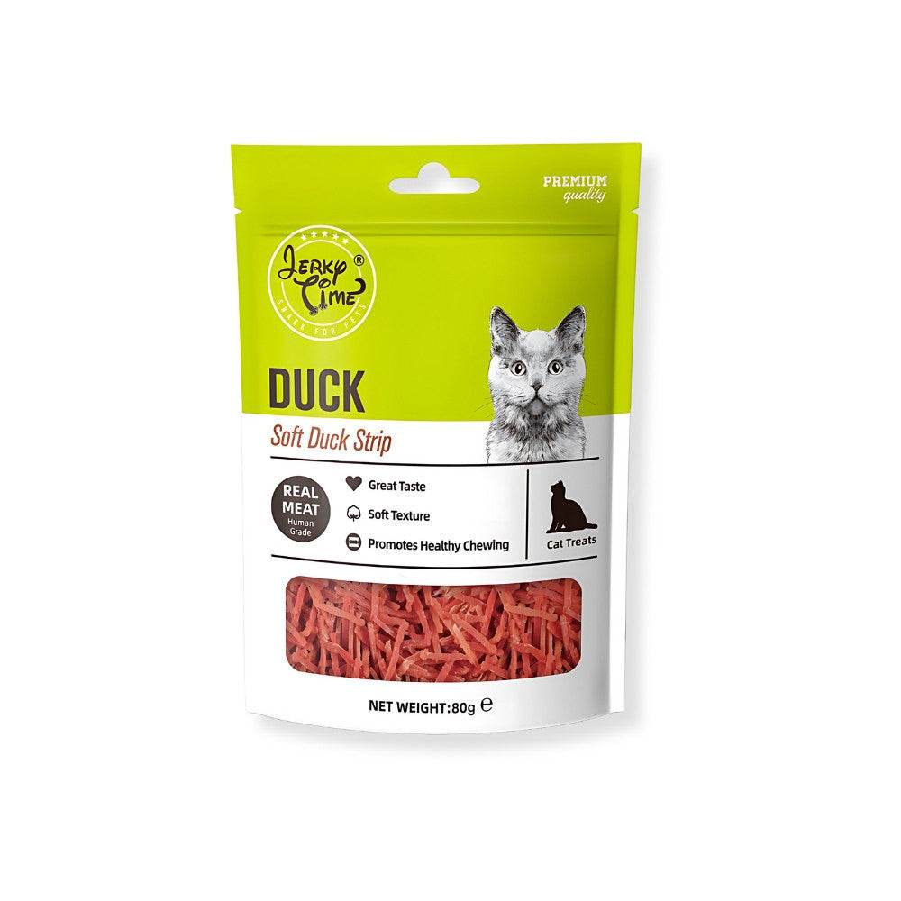 Jerky Time Cat Treats 80g Soft Duck Strip