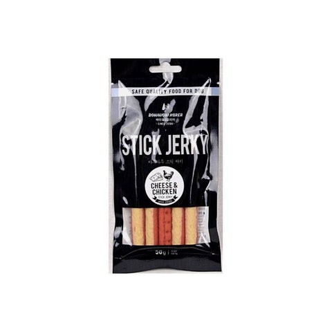40g Bow Wow Korea Dog Jerky Stick Treats Cheese & Chicken 50g