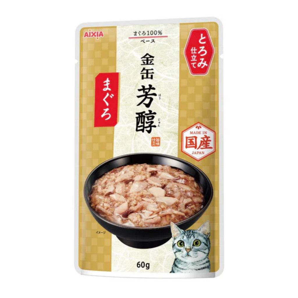 60g Aixia Kin Cat Food – Rich Tuna & Skipjack GHP8 Tuna Rich Sauce