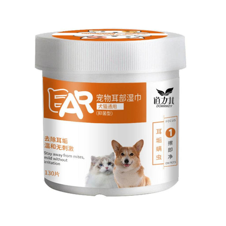 150pcs Pet Eye & Ear Wipes – Tear Stain Removal Ear Wipes 130pcs