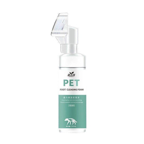 Pet Paw Cleaning Foam Shampoo with Silicone Brush 150ml