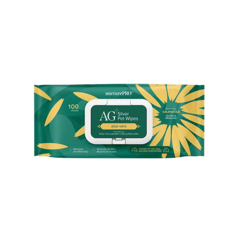 NurturePRO AG+ Pet Wipes 100pcs – Antibacterial & Soft Unscented