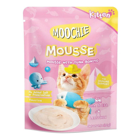 70g Moochie Meaty Cat Pouch Kitten Tuna Bonito