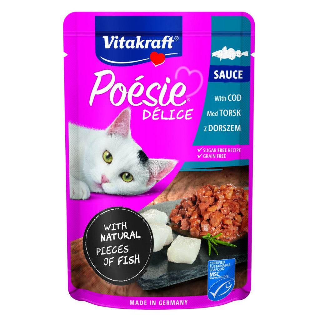 85g Vitakraft Poesie Delice Pouch Cod | Sauce