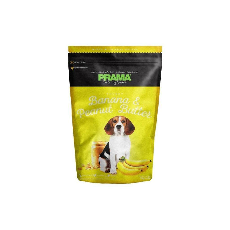 70g Prama Classic Dog Treats Banana PButter 70g