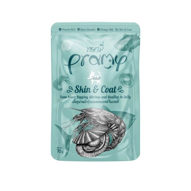 Pramy Wet Cat Food Pouch Skin & Coat