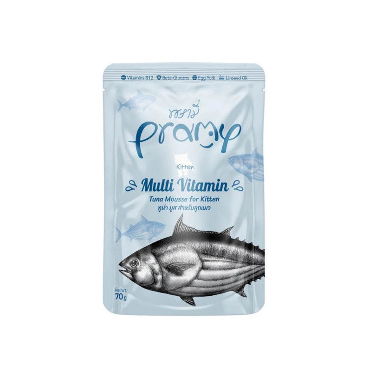 Pramy Wet Cat Food Pouch Kitten Multi-vitamin
