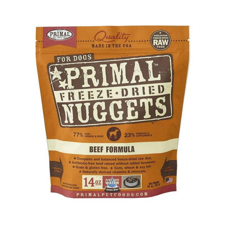 397g PRIMAL Freeze Dried Nuggets Dog Food Beef