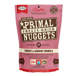 397g PRIMAL Freeze Dried Nuggets Dog Food Turkey & Sardine