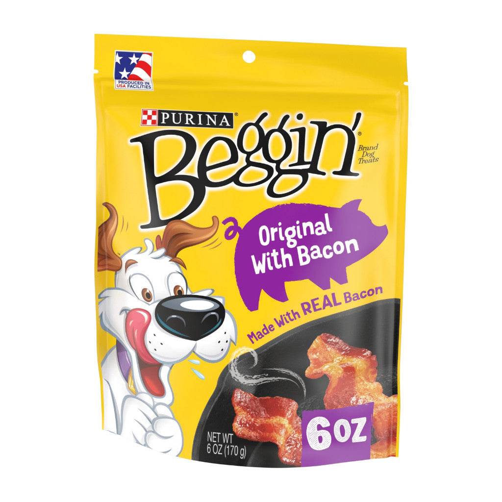 170g Purina Beggin' Dog Treats Bacon
