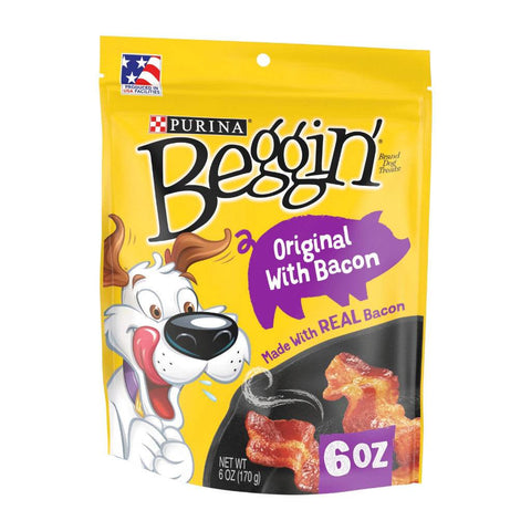 170g Purina Beggin' Dog Treats Bacon