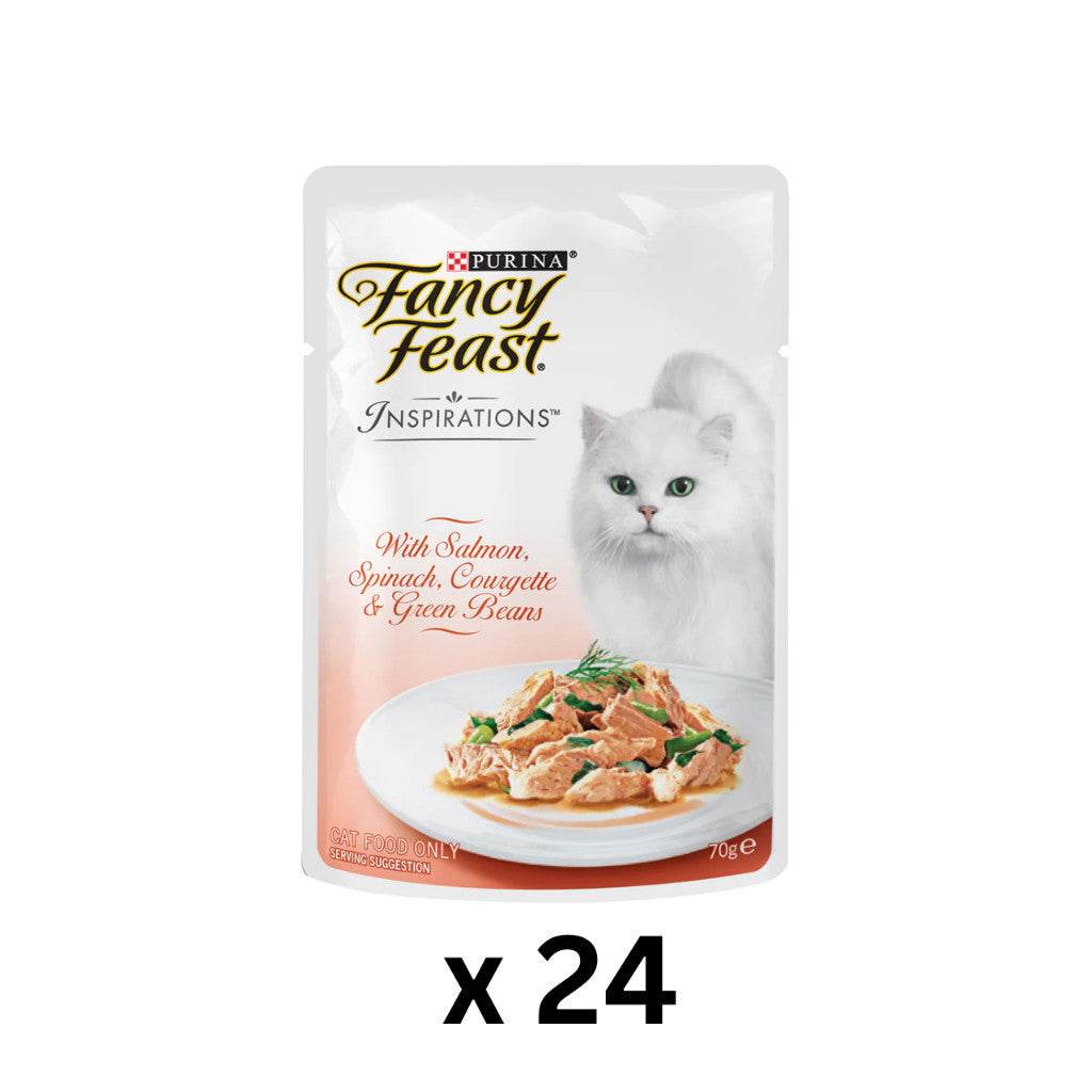 70g Fancy Feast Inspirations Salmon & Beans 24s