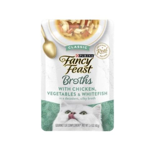 Fancy Feast Classic Broth 40g Chicken Vegetable