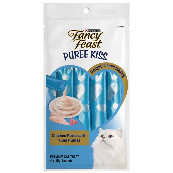 Purina Fancy Feast Puree Kiss Cat Treats 10g x 4pcs/Pack