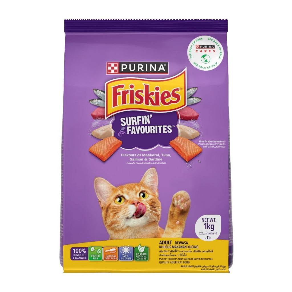 Friskies Cat Dry Food 1kg-2.5kg Surfin' Favorite 1kg