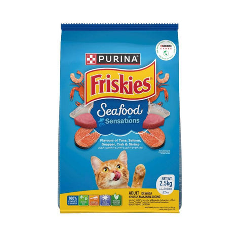 Friskies Cat Dry Food 1kg-2.5kg Seafood 1kg