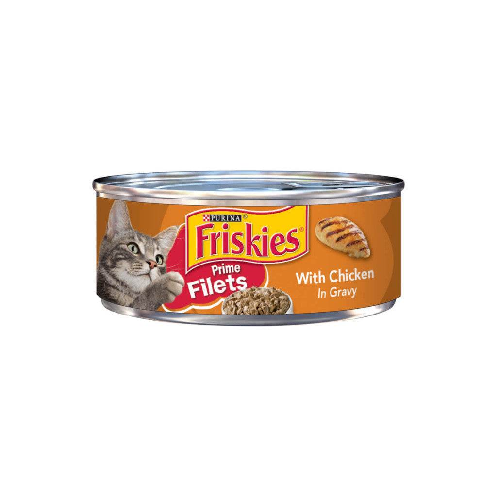 156g Friskies Wet Cat Food- Salmon, Cheese &amp; Chicken Chicken Fillet