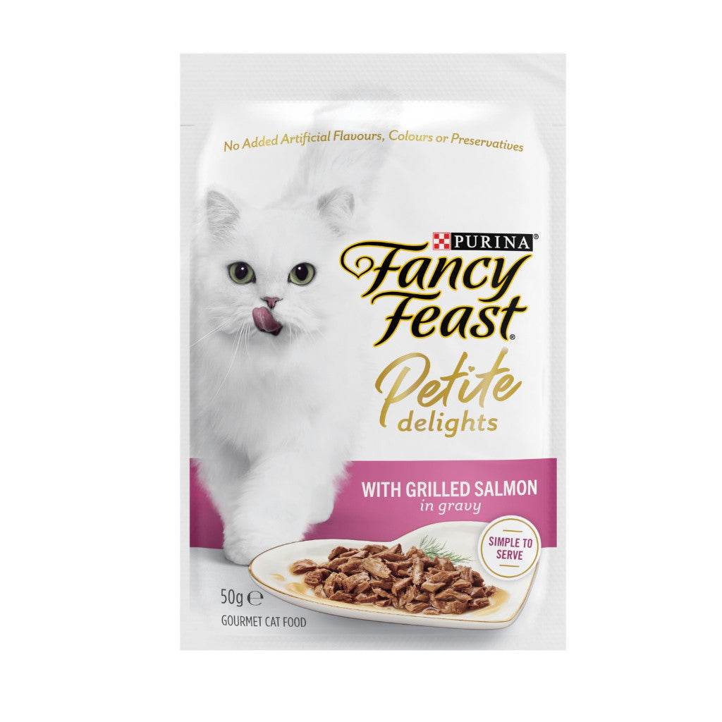50g Purina Fancy Feast Petite Delights Pouch Salmon