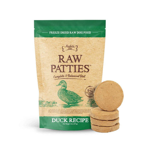 Absolute Bites Freeze Dried Raw Patties Dog Food Beef