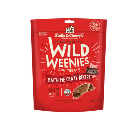 Stella & Chewy's Wild Weenies Dog Treats Bac'n Me Crazy 3oz