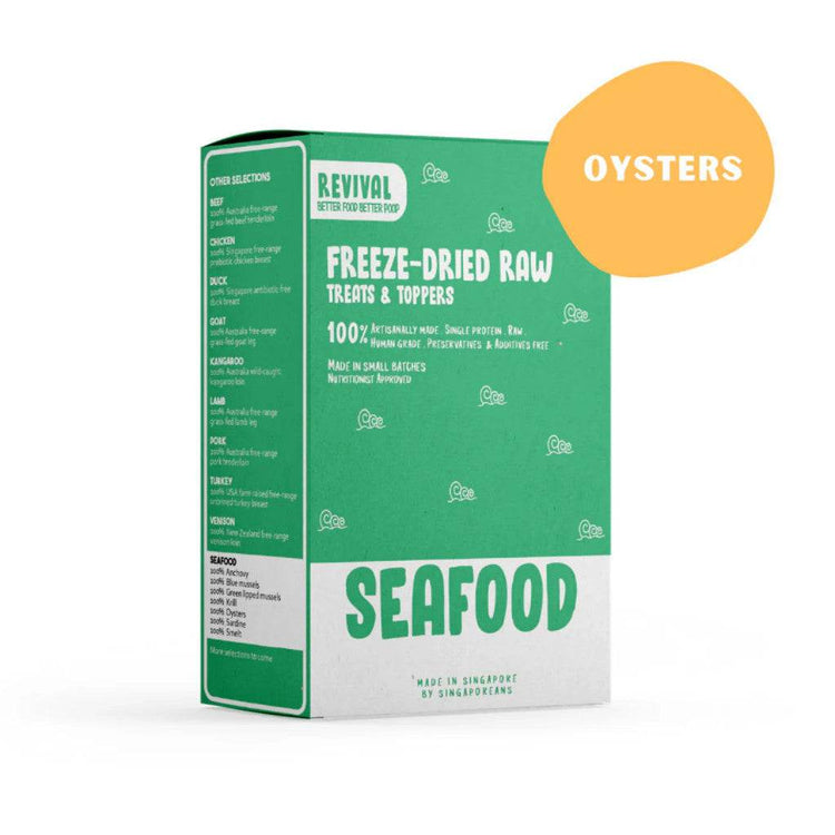 Revival Freeze-Dried Training Bites 50g – Healthy Treats Oyster