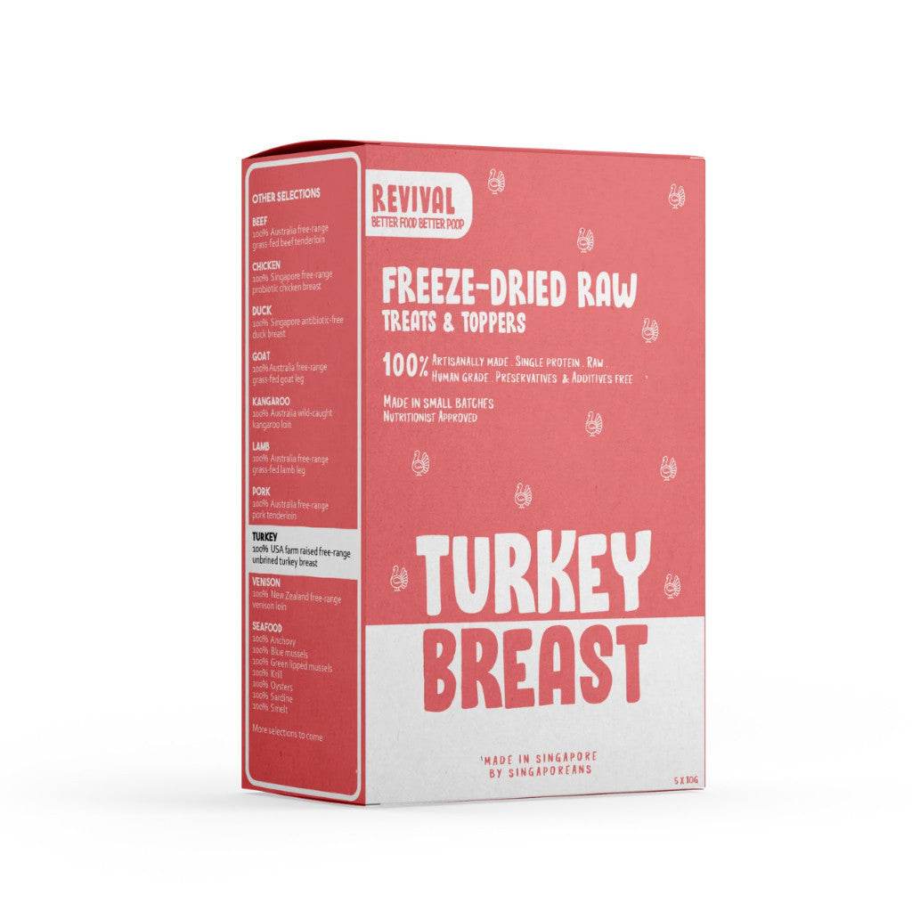 Revival Freeze-Dried Training Bites 50g – Healthy Treats Turkey Breast
