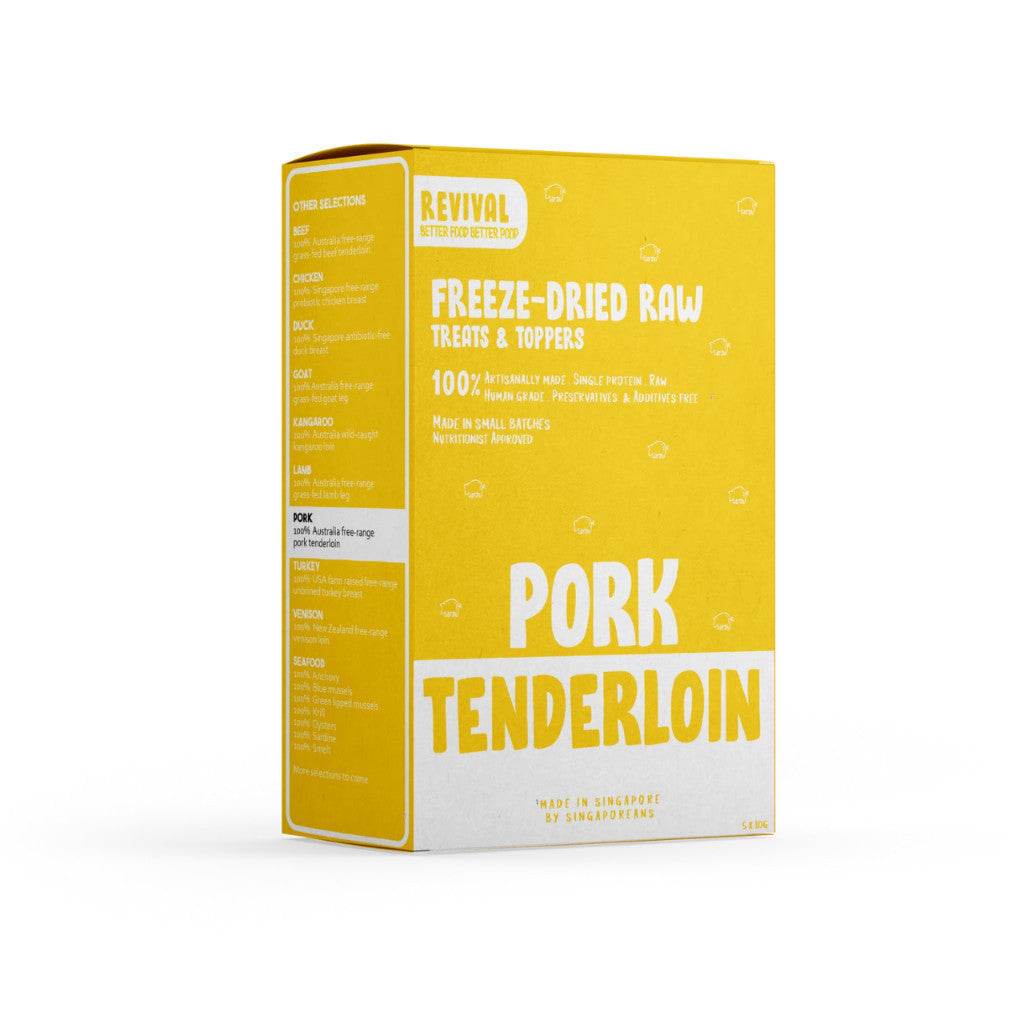 Revival Freeze-Dried Training Bites 50g – Healthy Treats Pork Tenderloin