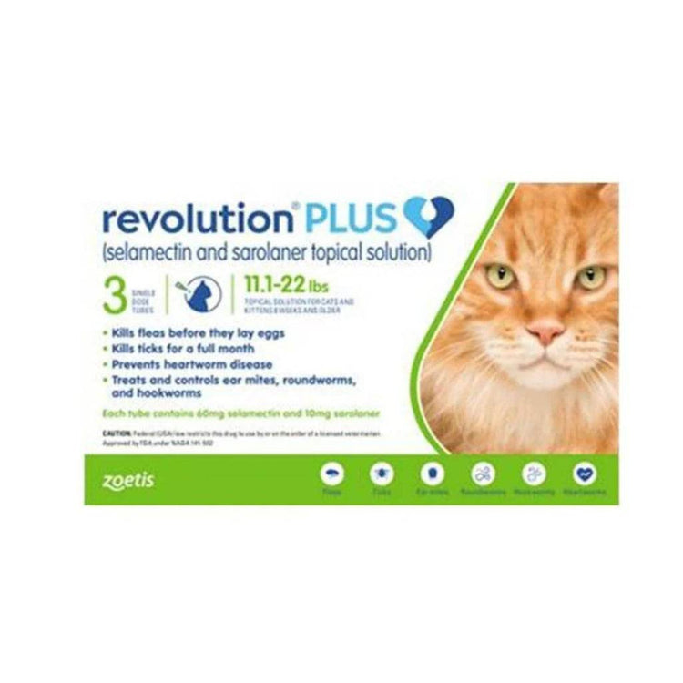 Revolution Plus for Pets – Flea, Tick & Heartworm Vet Treatment Rev Plus: 5-10kg