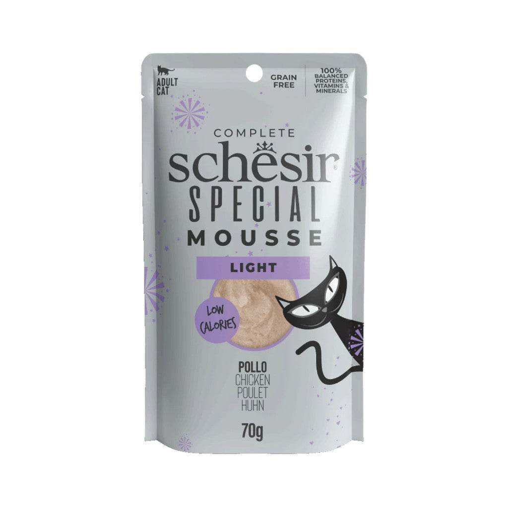 Schesir Special Mousse Wet Cat Food 70g Light Chicken