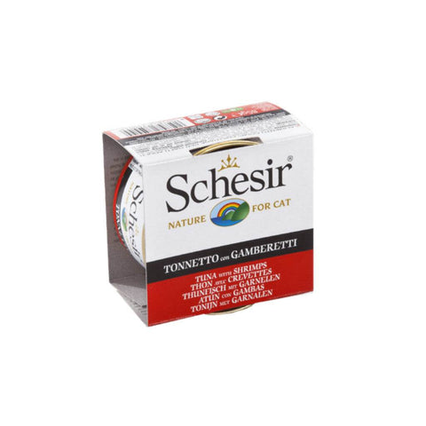 70g–85g Schesir Canned Cat Food In Gravy & Jelly Jelly Tuna w Chicken