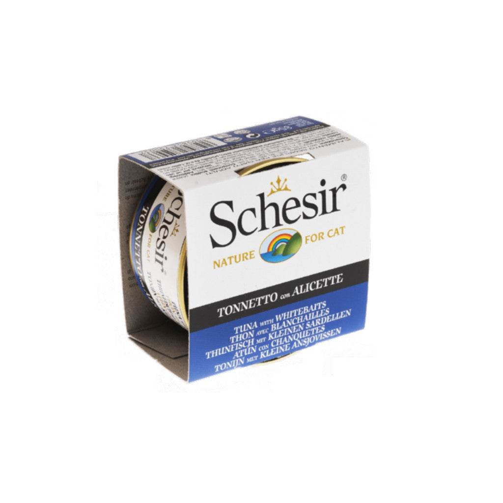 70g–85g Schesir Canned Cat Food In Gravy & Jelly Jelly Tuna w Whiteba