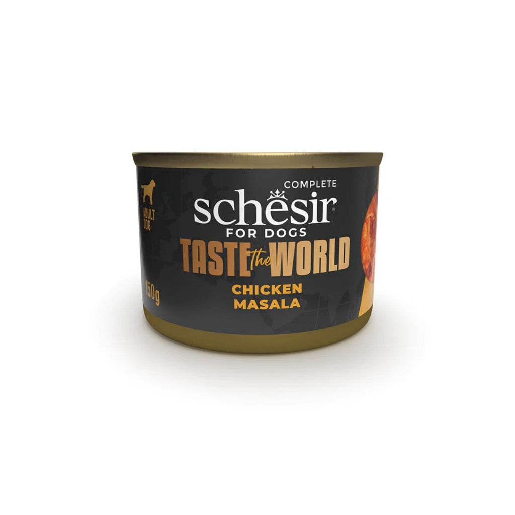 Schesir Taste the World Dog Canned Food 150g Chicken Masala