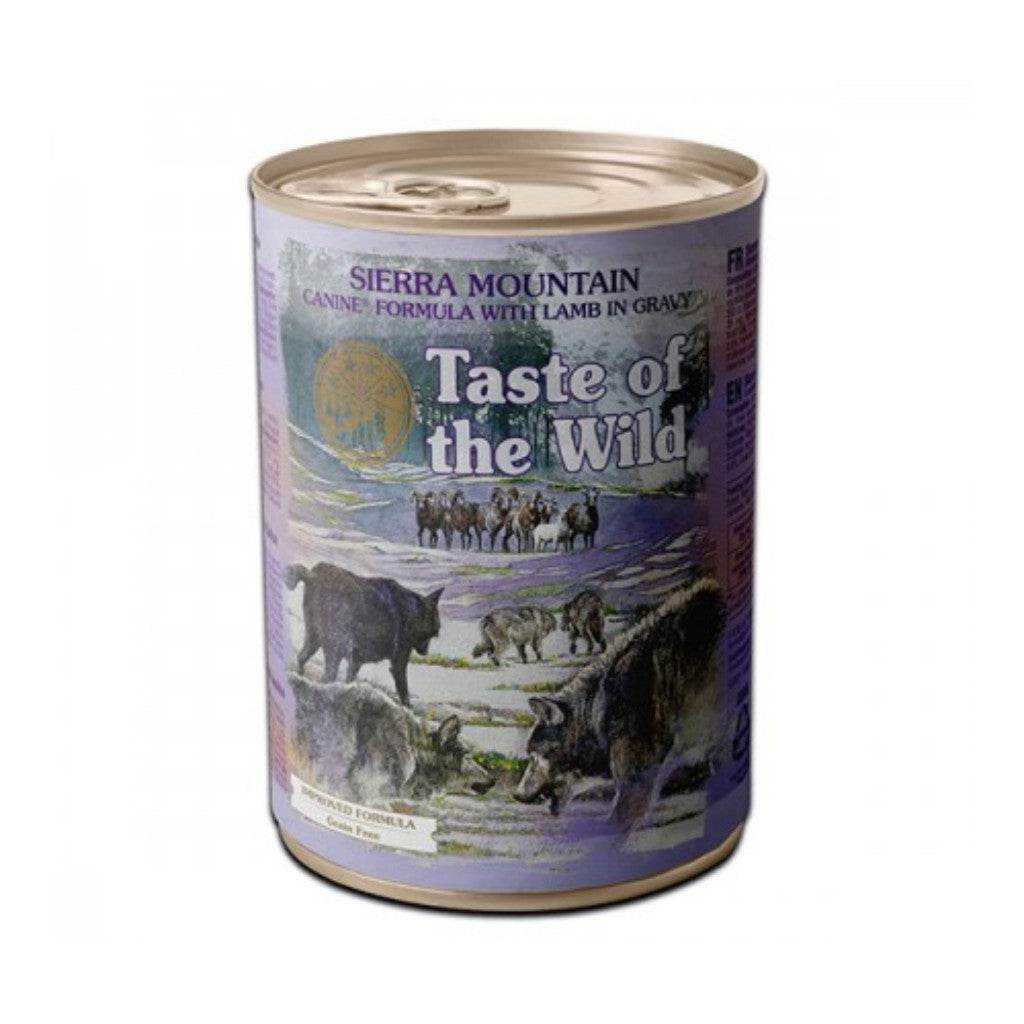 Taste of the Wild Wet Dog Food in Gravy Sierra with Lamb