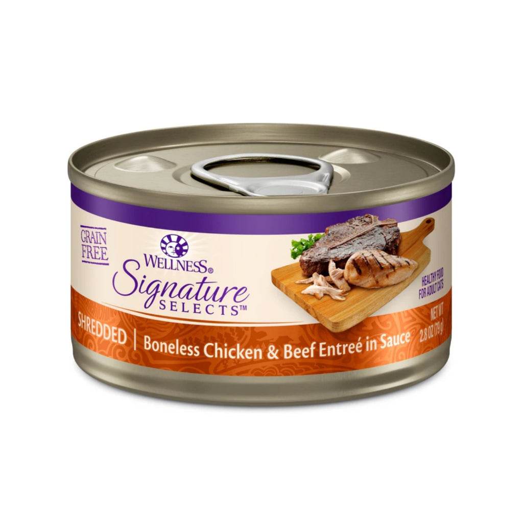 Wellness Core Signature Selects Cat Can 79g ShredChickenBeef79g