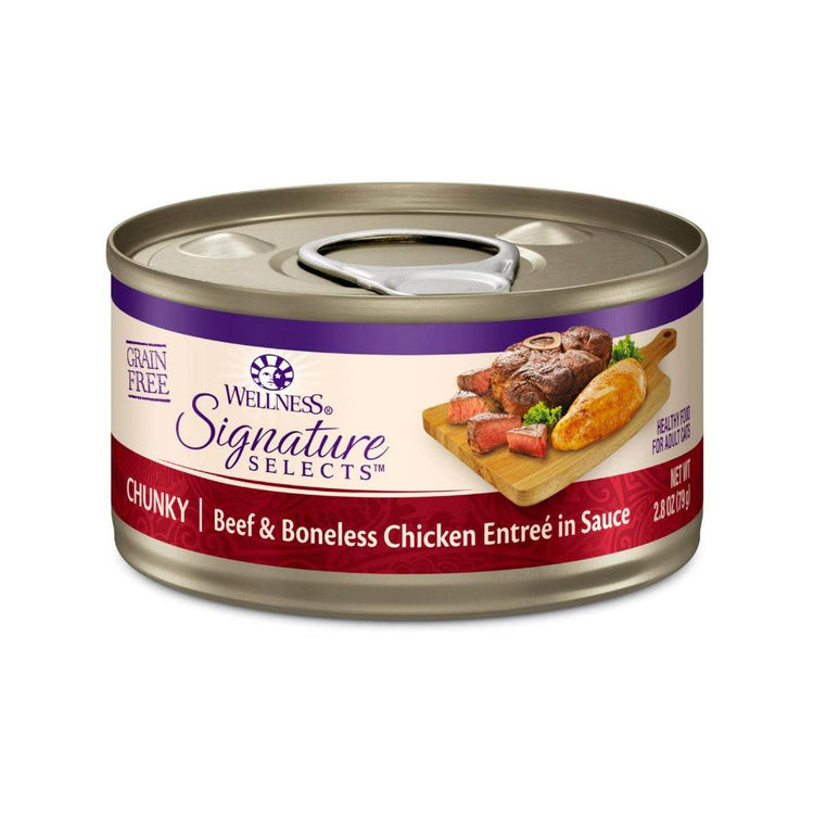 Wellness Core Signature Selects Cat Can 79g ChunkyBeefChicken79g