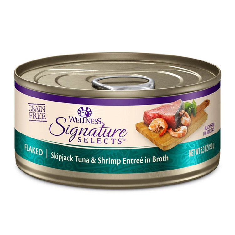 Wellness Core Signature Selects Cat Can 79g Flaked Tuna Shrimp