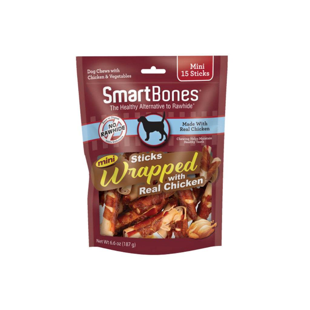 SmartTwist - Dental Chews Treats ChicWrapped Mini15pc