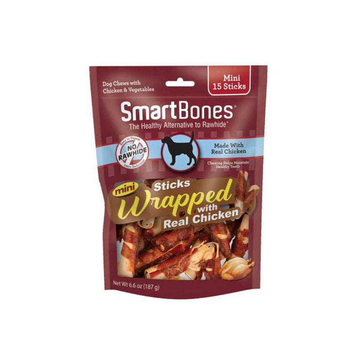 SmartTwist - Dental Chews Treats ChicWrapped Mini15pc