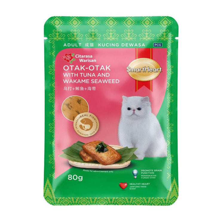 85g SmartHeart Wet Cat Food Pouch Otk-Otk Seaweed