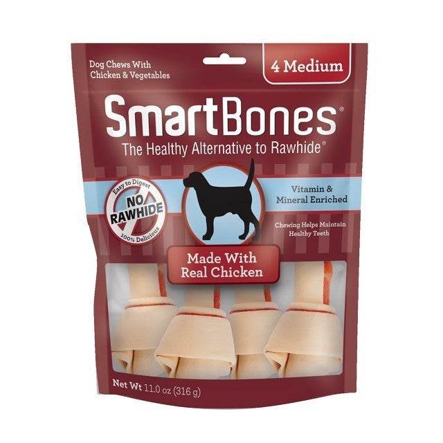 Smartbones Classic Bone Chews Chicken-Medium 4pcs
