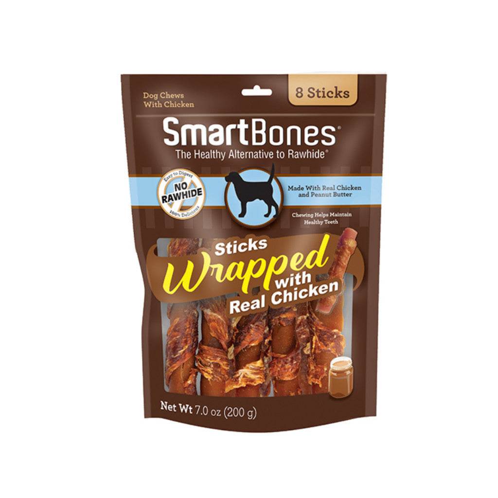 SmartTwist - Dental Chews Treats ChicWrapPButter 8pcs