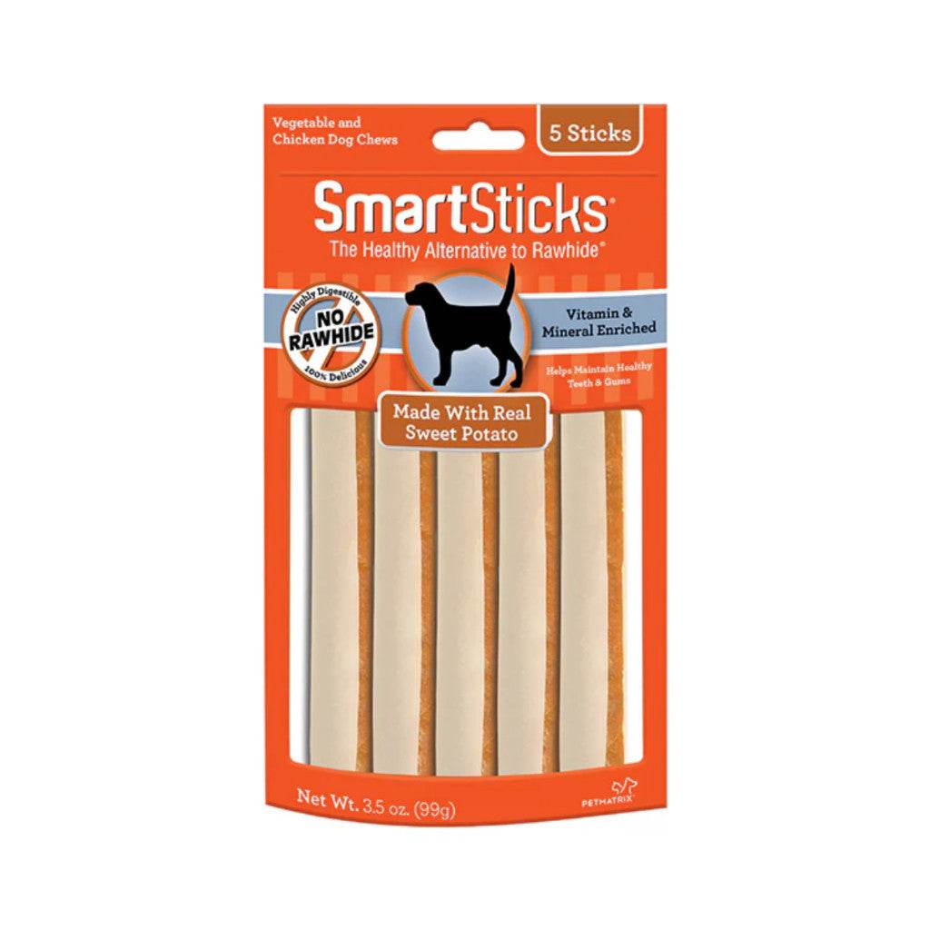 SmartTwist - Dental Chews Treats SPotato Sticks 5pcs