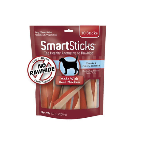SmartTwist - Dental Chews Treats Chicken SChips12pcs
