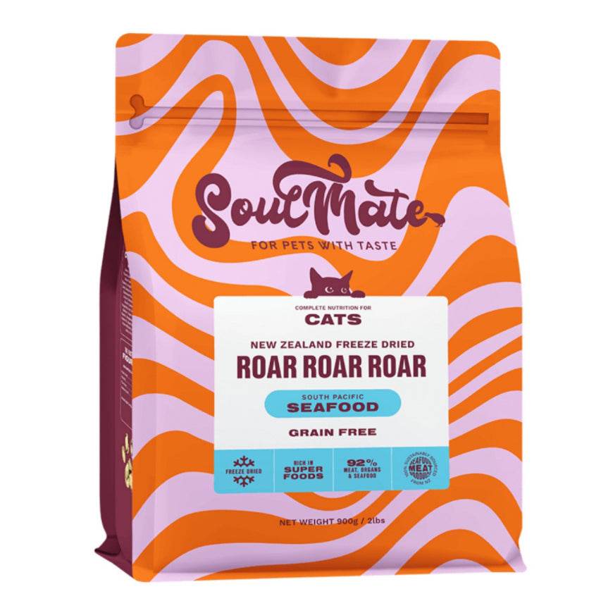 Low & Slow Air Dried Dog & Cat Food RR-Cat Seafood 900g