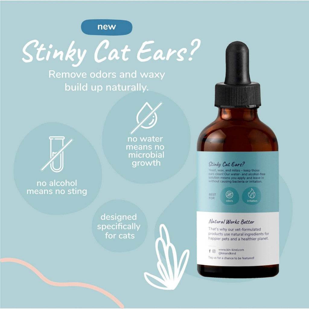 Kin+Kind Natural Kitty Ear Cleaner