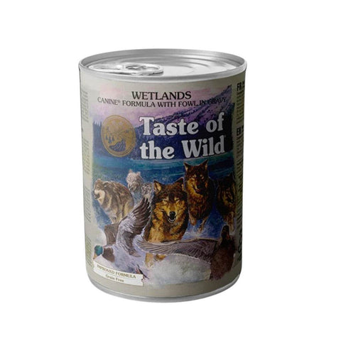 Taste of the Wild Wet Dog Food in Gravy Wetlands with Fowl