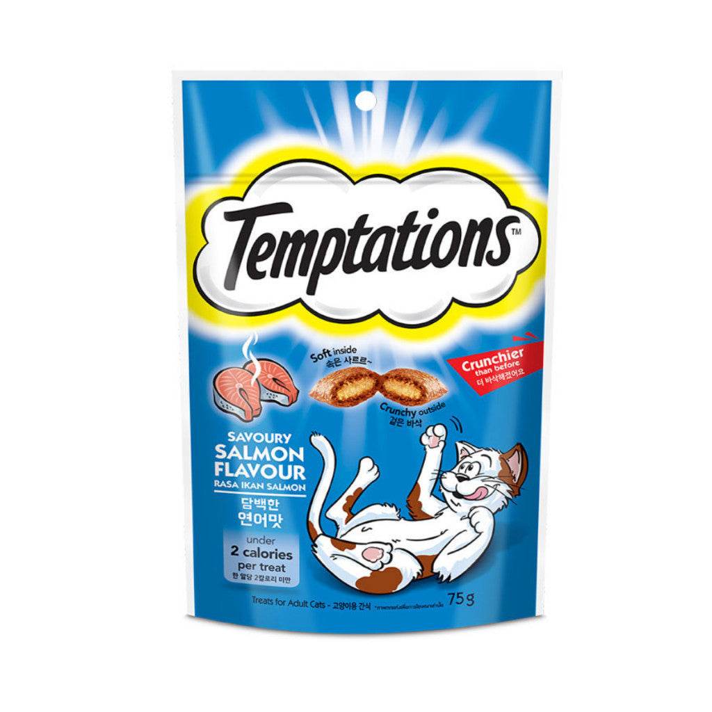 75g Temptations Cat Treats Savoury Salmon