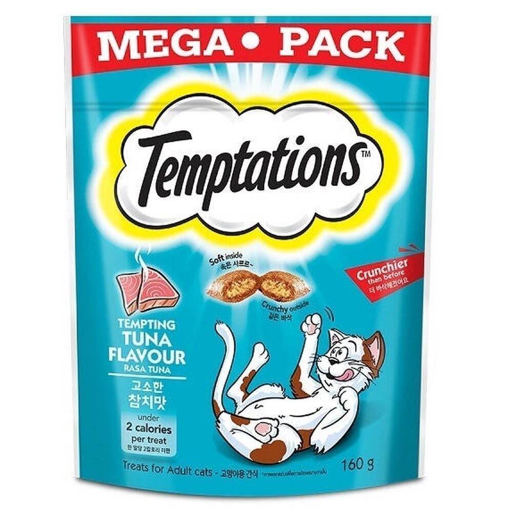 160g Temptations Tasty Flavored Cat Treats Tuna 160g