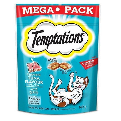160g Temptations Tasty Flavored Cat Treats Tuna 160g